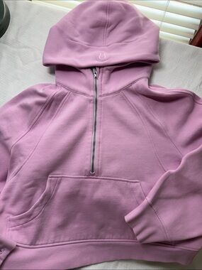 lululemon athletica Dusty Pink Half-Zip Hoodie